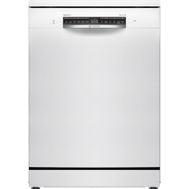 Bosch Series 4 SMS4EKW06G Wifi Connected Standard Dishwasher - White - B Rated