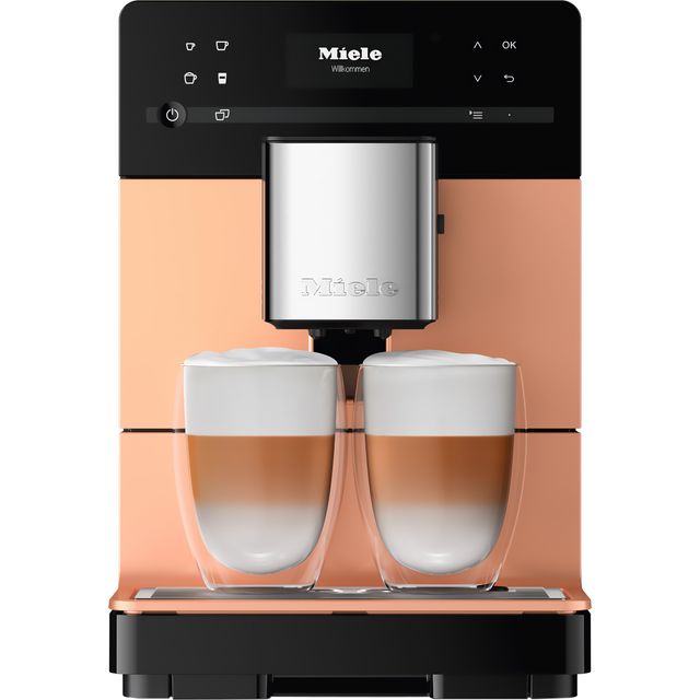 Miele Silence CM5510 Bean to Cup Coffee Machine - Black / Rose Gold