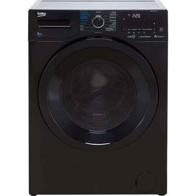 Beko RecycledTub® WDER7440421B 7Kg / 4Kg Washer Dryer with 1400 rpm – Black – D Rated