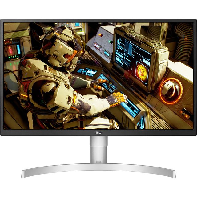 LG 27 4K Ultra HD 60Hz Gaming Monitor with AMD FreeSync - Silver