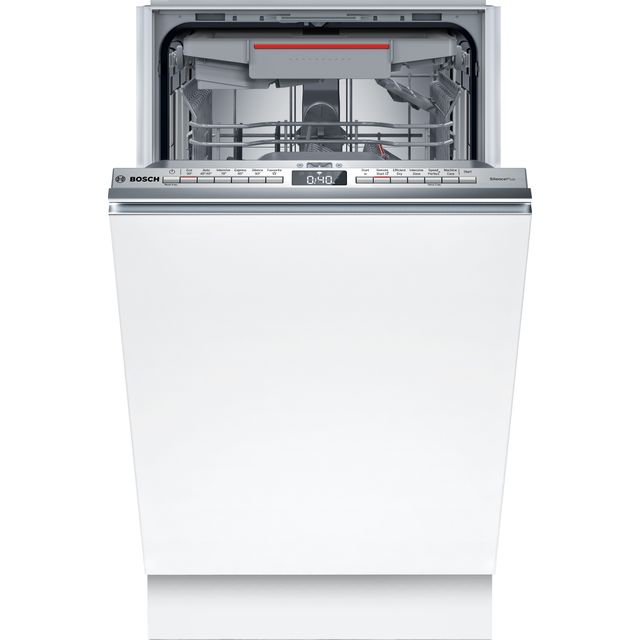 Bosch Series 4 SPV4EMX25G Wifi Connected Fully Integrated Slimline Dishwasher - Stainless Steel Control Panel - C Rated