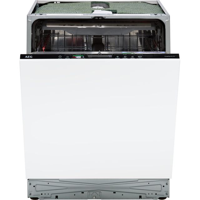 AEG FSE83837P Fully Integrated Standard Dishwasher - Black Control Panel - D Rated