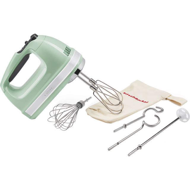 KitchenAid 5KHM9212BPT Hand Mixer with 3 Accessories - Pistachio Green