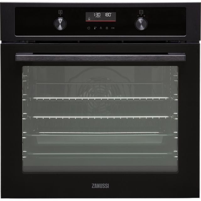 Zanussi ZOHNA7KN Built In Electric Single Oven - Black - A+ Rated
