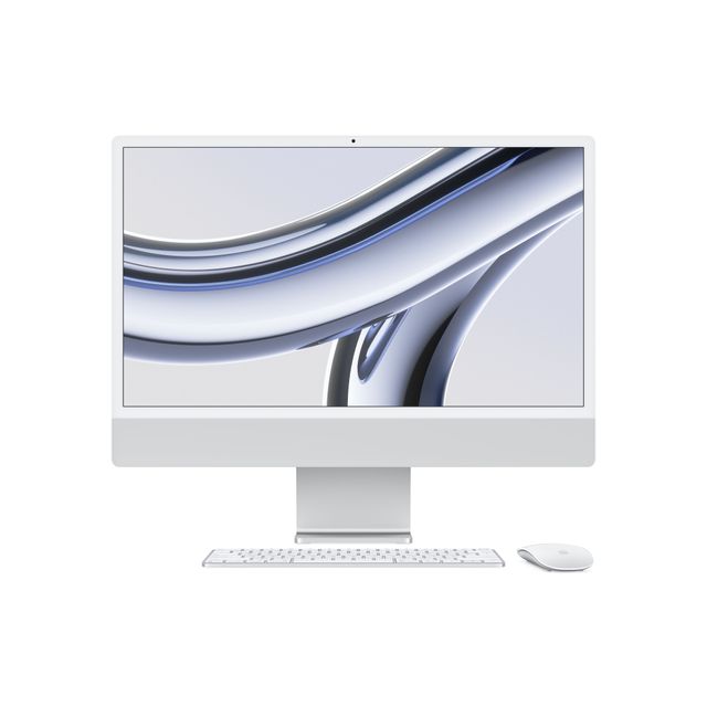 Apple iMac 24, M3, 10-Core GPU, 256 GB - 2023 - Silver
