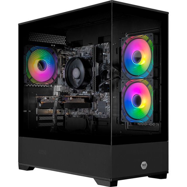 3XS Core 4060Ti RGB Gaming Tower - NVIDIA GeForce RTX™ 4060Ti, AMD Ryzen™ 5, 1TB SSD - Black