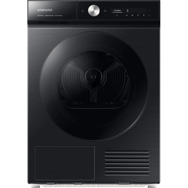 Samsung Series 8 AI Energy OptimalDry DV90BB9445GB 9Kg Heat Pump Tumble Dryer - Black - A+++ Rated