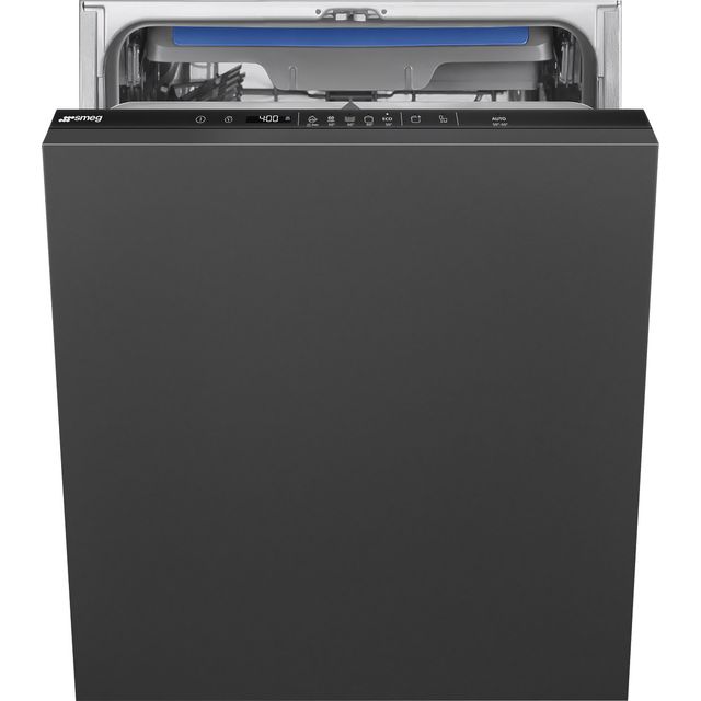 Smeg DI362DQ Integrated Standard Dishwasher - Black Control Panel with Sliding Door Fixing Kit - D Rated
