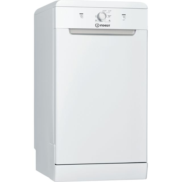 Indesit DF9E1B10UK Slimline Dishwasher - White - DF9E1B10UK_WH - 1