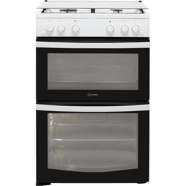 Indesit ID67G0MCW/UK 60cm Freestanding Gas Cooker - White - A+/A+ Rated