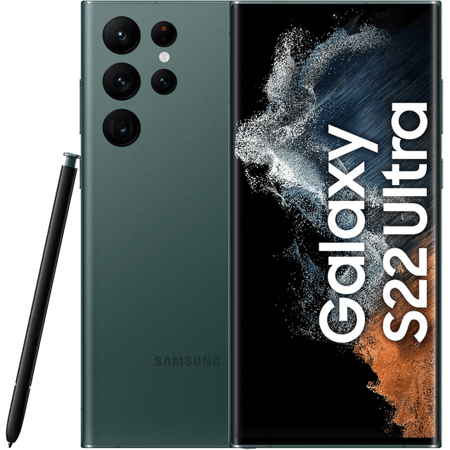 Samsung Galaxy S22 Ultra - As New 128 GB Smartphone in Green