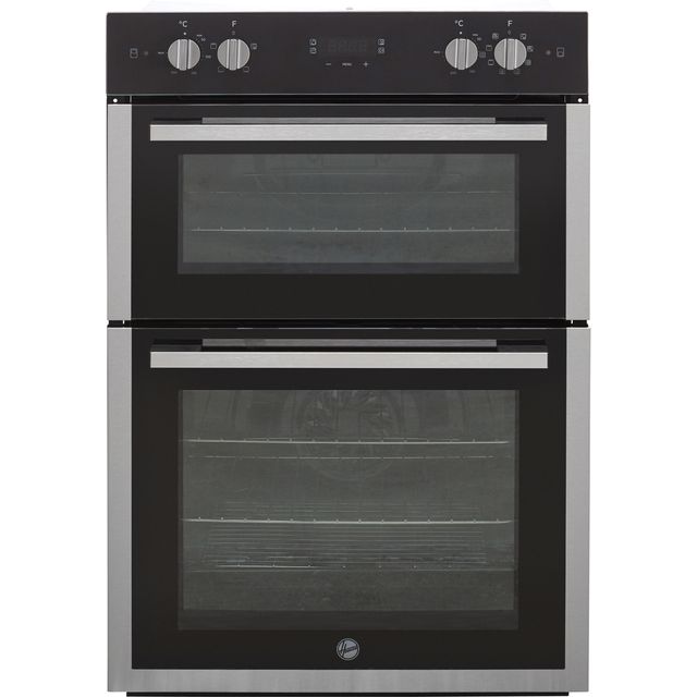 Hoover H-OVEN 300 HO9DC3UB308BI Built In Electric Double Oven - Black / Stainless Steel - A/A Rated