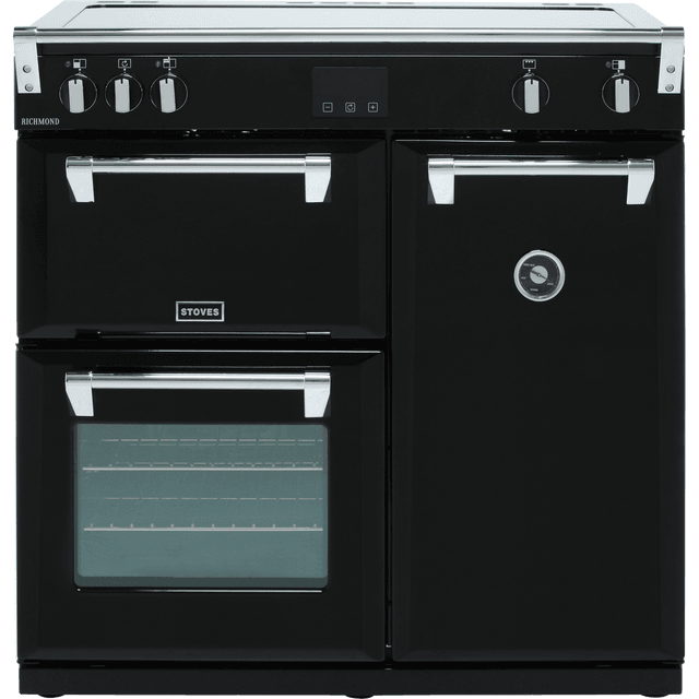 Stoves Richmond S900Ei 90cm Electric Range Cooker with Induction Hob - Black - A/A/A Rated