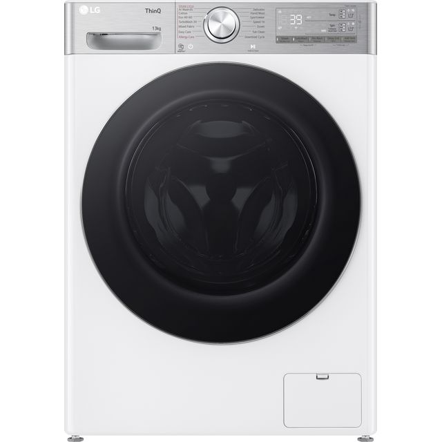 LG EZDispense F4Y913WCTA1 13kg WiFi Connected Washing Machine with 1400 rpm - White - A Rated
