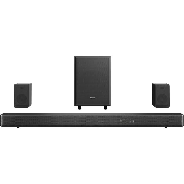 Hisense AX5125H 5.1.2 Channel 500W Dolby Atmos Soundbar with Wireless Subwoofer& Up Firing Speakers& Turly Wireless Rear Speakers