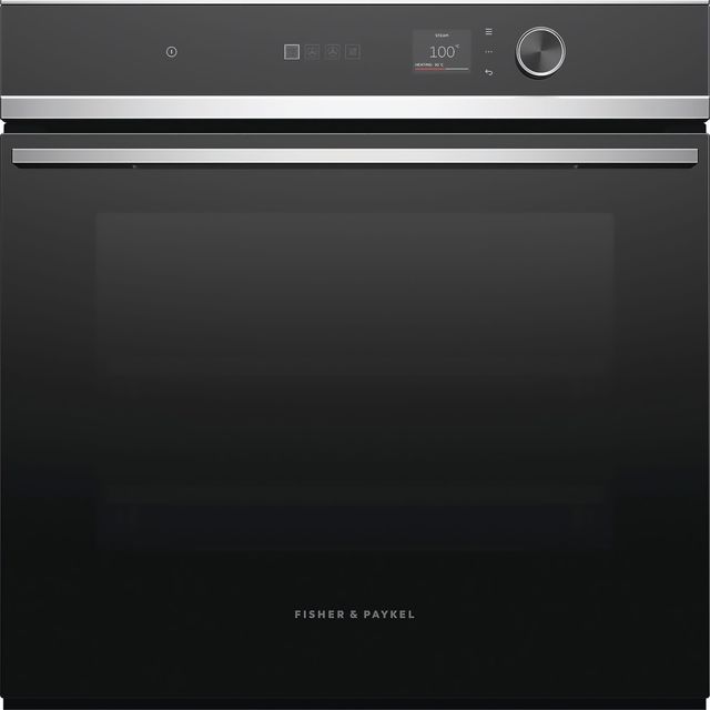 Fisher & Paykel Series 11 Minimal Compact OS60SDLX1 Built In Steam Oven – Black / Stainless Steel