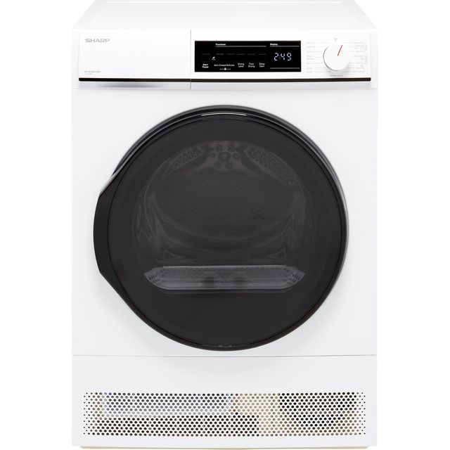 Sharp KD-NCB0S7GW9 Condenser Tumble Dryer - White - KD-NCB0S7GW9_WH - 1