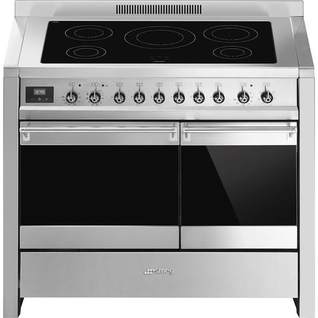Smeg Opera A2PYID-81 100cm Electric Range Cooker with Induction Hob - Stainless Steel - A/A Rated
