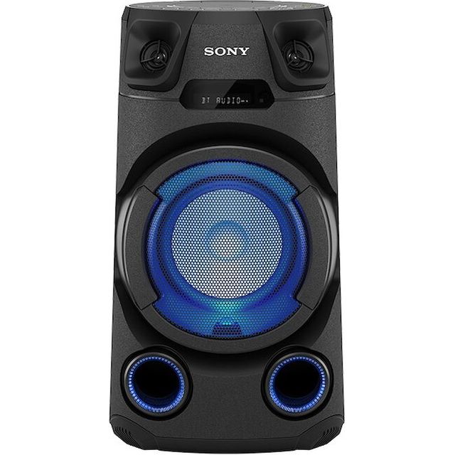 Sony MHC-V13 - Powerful, compact Bluetooth® Party Speaker with multicolour lighting and CD Player, Black