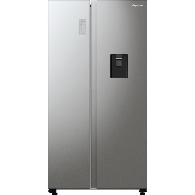 Fridgemaster MS91547DFE Non-Plumbed Total No Frost American Fridge Freezer - Silver - E Rated