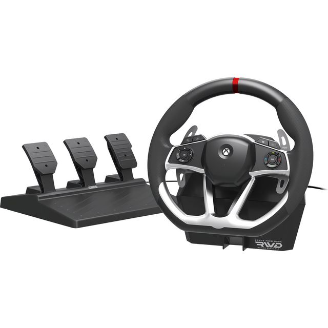 Hori Force Feedback Racing DLX Steering Wheel and Pedals - Black