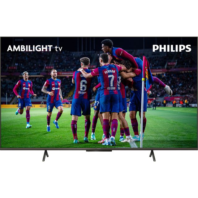PHILIPS Ambilight PUS8108 65 inch Smart 4K LED TV | UHD & HDR10+ | 60Hz | P5 Perfect Picture Engine | SAPHI | Dolby Atmos | 20W Speakers | Google Assistant & Alexa Compatible|Satin chrome bezel
