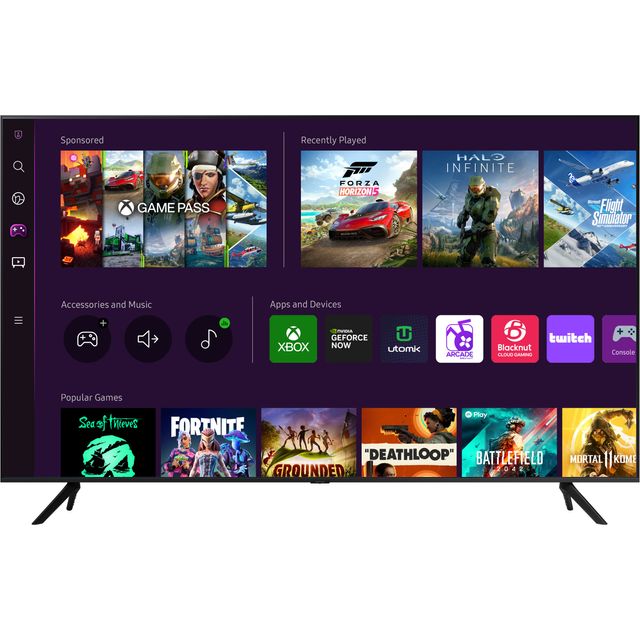 Samsung 65 Inch CU71A0 4K UHD HDR Smart TV (2023) - Ultra High Definition Smart TV With Gaming Hub, Smart TV Streaming, Crystal 4K Processor, Object Tracking Sound, PurColour & App Connect