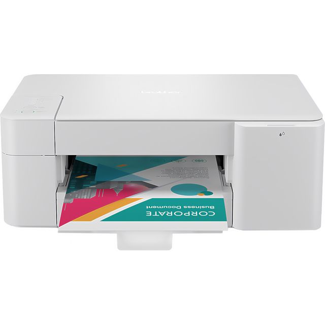Brother DCP-J1200WE EcoPro Ready Compact 3-in-1 Mobile Inkjet Printer - White