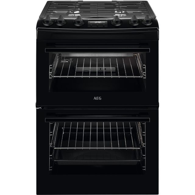 AEG CGX6130ACB 60cm Gas Cooker – Black – A/A Rated