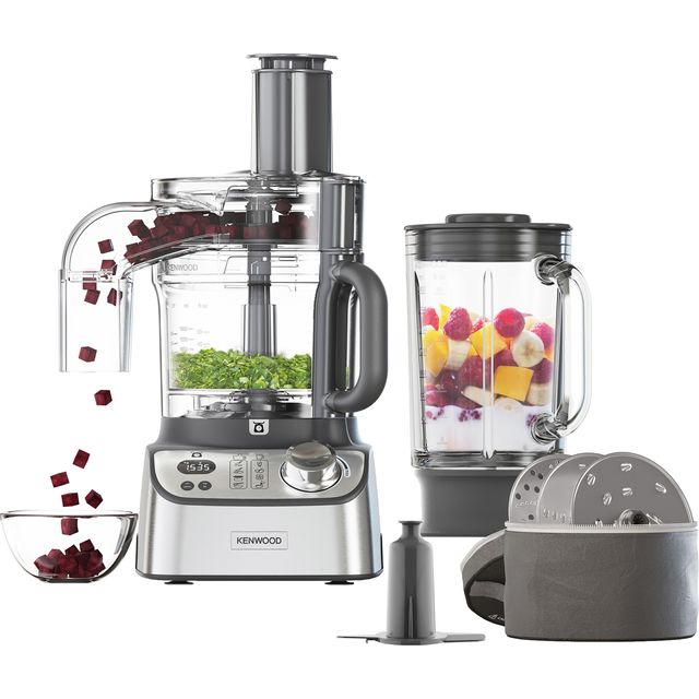 Kenwood MultiPro Express Weigh+ FDM71.960SS 3 Litre Food Processor With 16 Accessories - Stainless Steel