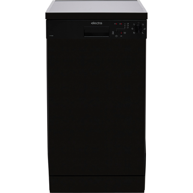 Electra C1745BE Slimline Dishwasher - Black - E Rated