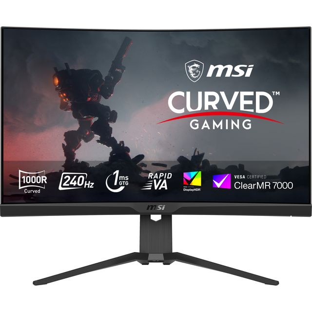 MSI MPG 275CQRXF 27″ Wide Quad HD Curved Gaming Monitor – Black