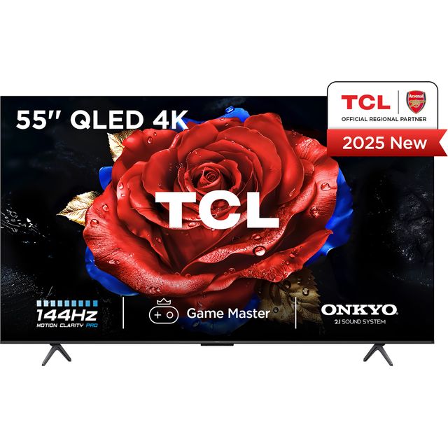 TCL T8C 55″ 4K Ultra HD QLED Smart Google TV [2025] – 55T8C-UK