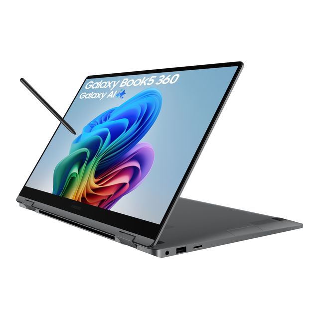 Samsung Galaxy Book5 360 Copilot+ 15.6″ Laptop – Intel® Core™ Ultra 7, 1TB SSD, 16 GB RAM – Grey