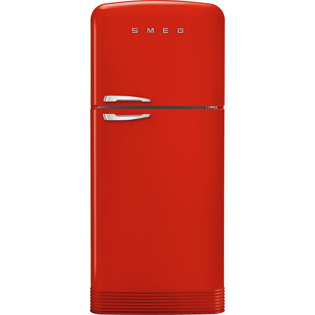Smeg Right Hand Hinge FAB50RRD5 80/20 Frost Free Fridge Freezer – Red – E Rated