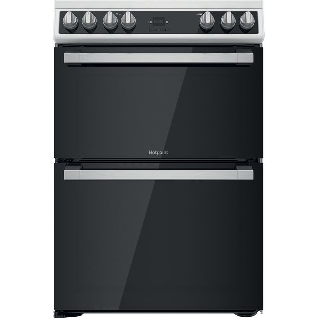 Hotpoint HDT67V9H2CW 60cm Double Oven Electric Cooker - White