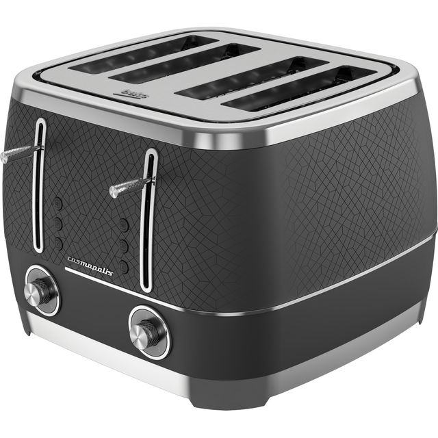 Beko Cosmopolis 4 Slot Toaster Black TAM8402B