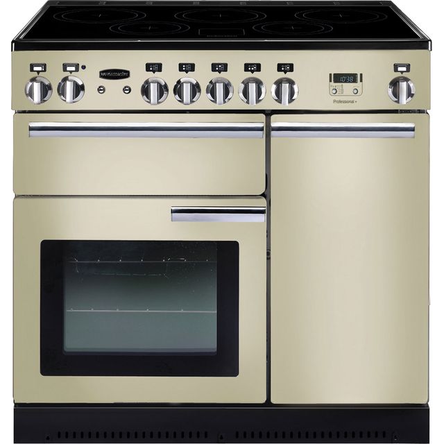 Rangemaster Professional Plus PROP90EICR/C 90cm Electric Range Cooker with Induction Hob - Cream - A/A Rated
