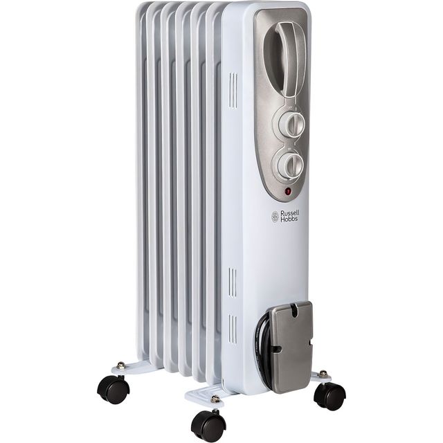 Russell Hobbs 7 Fin RHOFR5001 Oil Filled Radiator 1500W - White