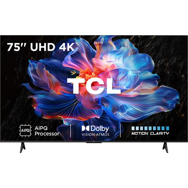 TCL V6C 75″ 4K Ultra HD Smart Google TV [2025] – 75V6C-UK