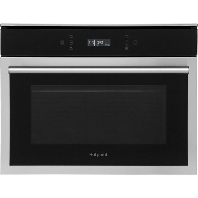 Hotpoint Class 6 MP676IXH 46cm High, Built In Microwave - Stainless Steel