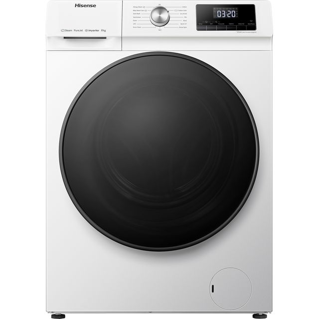 Hisense 3 Series WFQA8014EVJM 8kg Washing Machine with 1400 rpm - White - A Rated