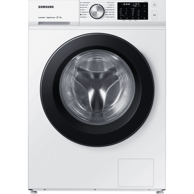Samsung Series 5+ SpaceMax WW11BBA046AW 11kg Washing Machine with 1400 rpm – White – A Rated