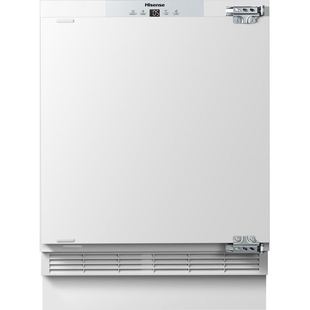 Hisense RUR156D4AWE Integrated Under Counter Fridge with Ice Box - Fixed Door Fixing Kit - White - E Rated