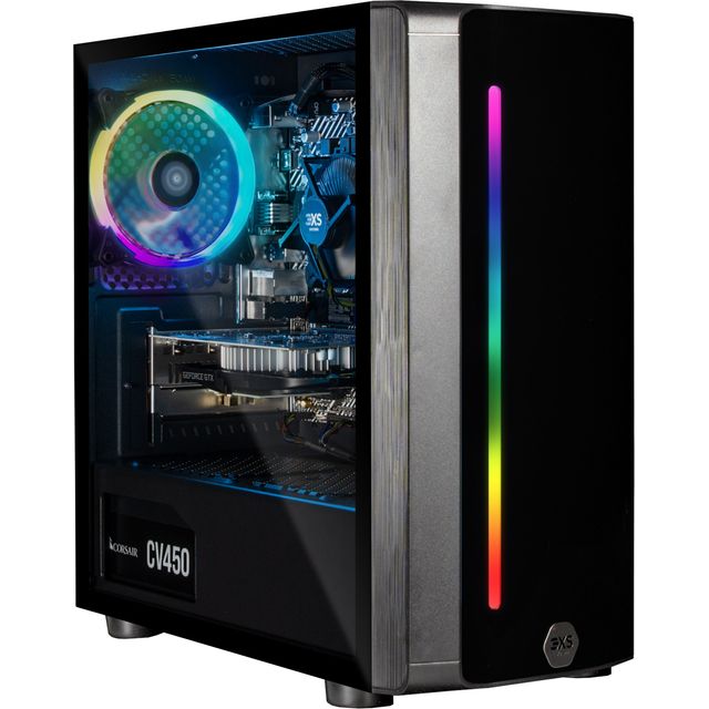 Image of 3XS Core 1650 Gaming Tower - 500GB SSD - Black