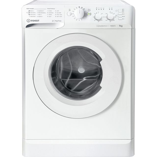 Indesit MTWC 71485 W UK 7kg Washing Machine with 1400 rpm - White - B Rated