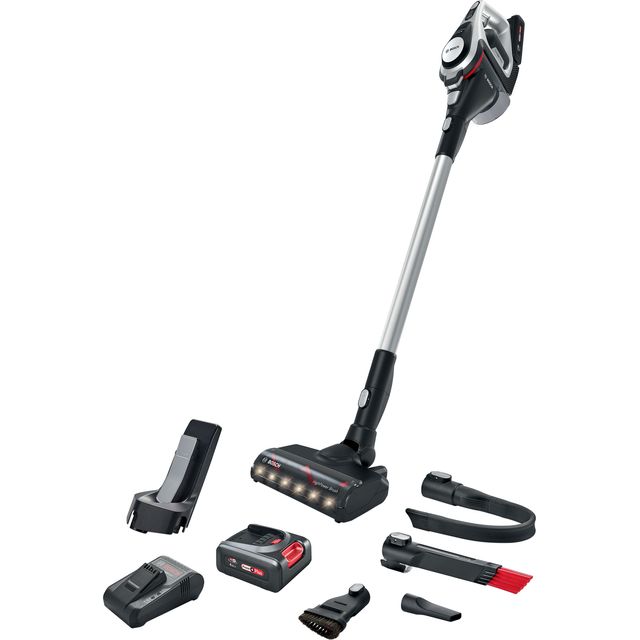 Bosch Unlimited 8 BCS8224GB Cordless Vacuum Cleaner with up to 65 Minutes Run Time - Silver