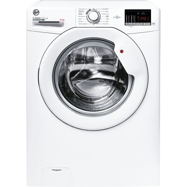 Hoover H-WASH 300 LITE H3W4102DAE 10kg Washing Machine with 1400 rpm - White - C Rated