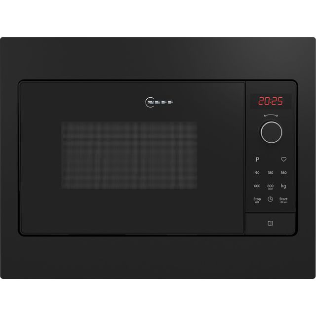 NEFF N30 HLAWG25S3B 38cm High, Built In Small Microwave – Black