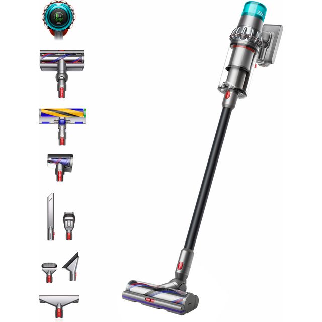 Dyson V15 Detect Total Clean Cordless Vacuum Cleaner with up to 60 Minutes Run Time - Black / Nickel